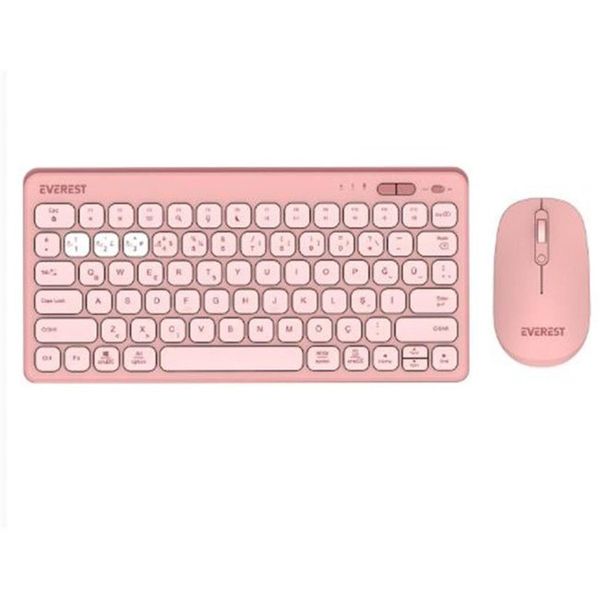 Everest Lumi KM-BT903 Kablosuz Klavye Mouse Seti