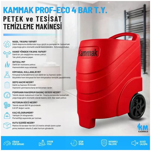 Kammak Prof-Eco-1 Petek Temizleme Makinesi