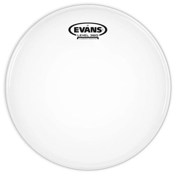 Evans B14G1 Deri 14 G1 Kumlu Beyaz Tek Kat Tom ve Trampet