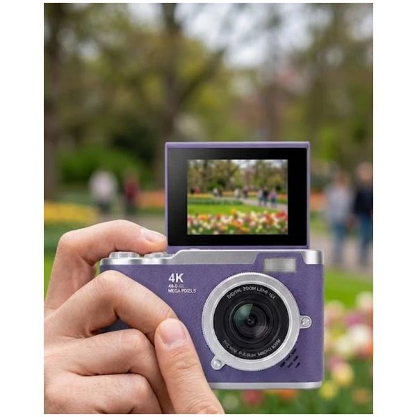 48 MP 4K Video Flip Ekranlı Kompakt Dijital Fotoğraf Makinesi