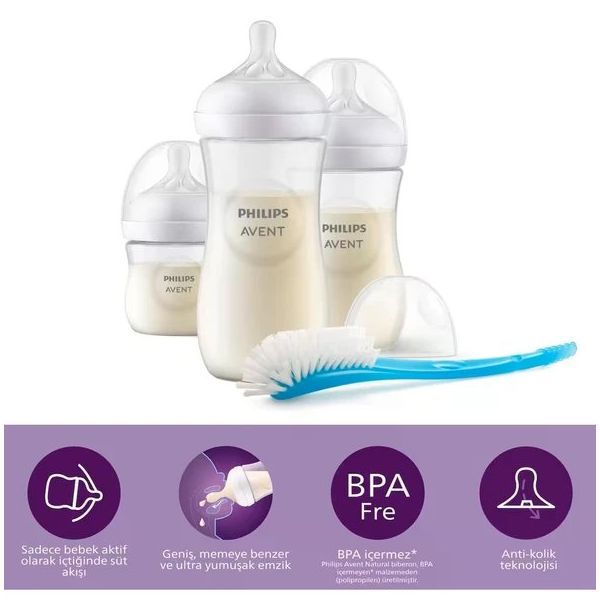 Philips Avent SCD838/11 Natural Response PP Yenidoğan Hediye Seti