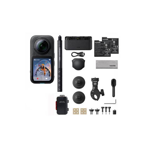 Insta360 X6 Siyah Aksiyon Kamera - Motosiklet Kiti