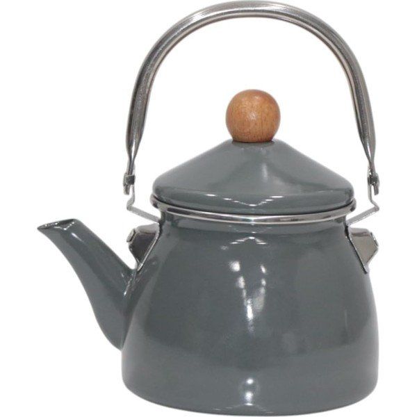 PR Home Gray Emaye Küçük 1.1 lt Demlik Kettle