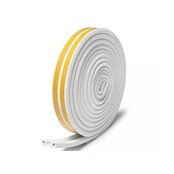 Badem10 15x2 mt Fitili Yapışkanlı Soğuk İzolasyon Beyaz Kapı Pencere Bandı