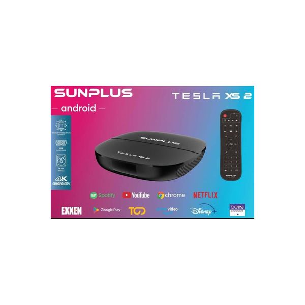 Sunplus Tesla XS 2 Serisi 16 GB 4K Android TV Box