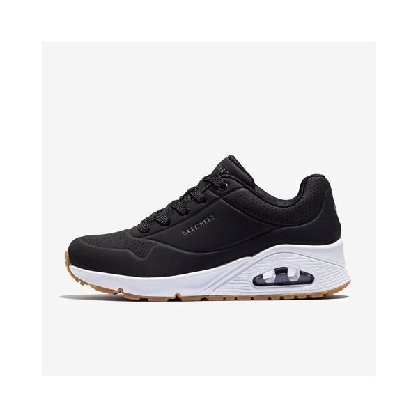 Skechers 73690 BLK Uno Stand On Air Siyah Kadın Spor Ayakkabı
