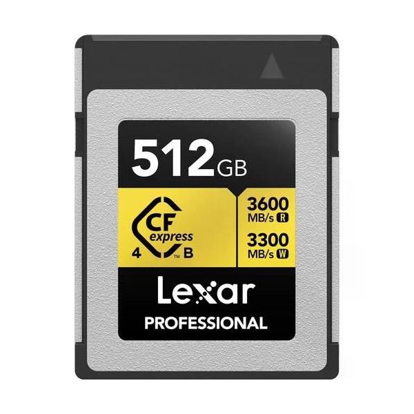 Lexar Professional Gold LCXEXP4512G-RNENG CFexpress 4.0 Type-B 512 GB Hafıza Kartı
