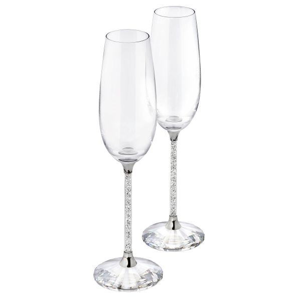 Swarovski 255678 Crystalline Toasting Flutes Set Of 2 Ev Dekorasyonu