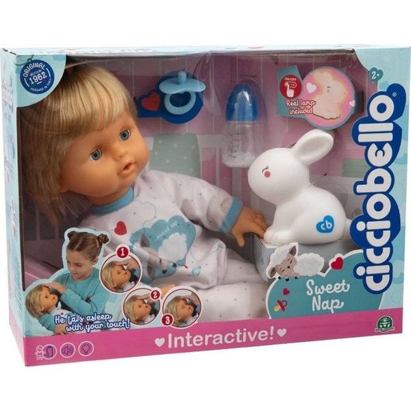 Cicciobello CCBF1000 Sesli ve Işıklı Tatlı Uykular Bebeği