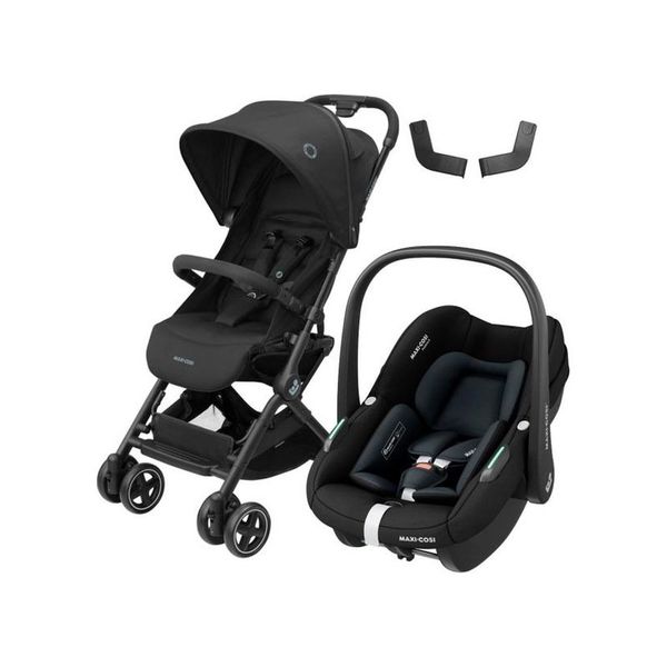Maxi-Cosi Lara2-Pebble S Tek Elle Katlanabilen Ultra Kompakt Seyahat Sistem Black Bebek Arabası