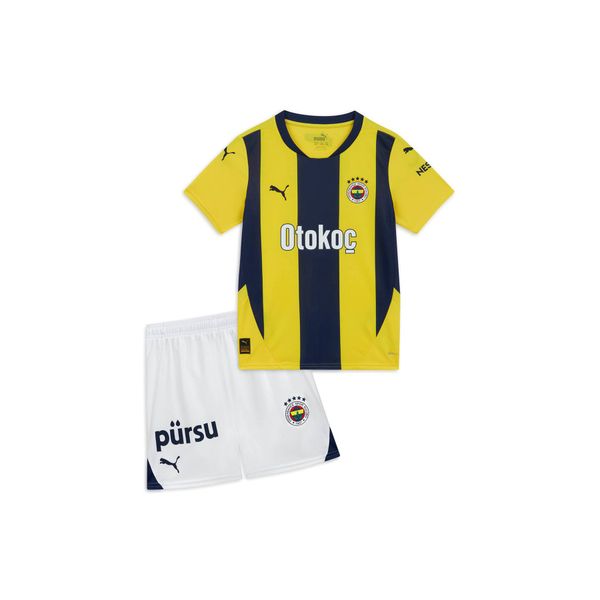 Puma 77536601 Fenerbahçe Home Babykit Yuvarlak Yaka Bebek Forma