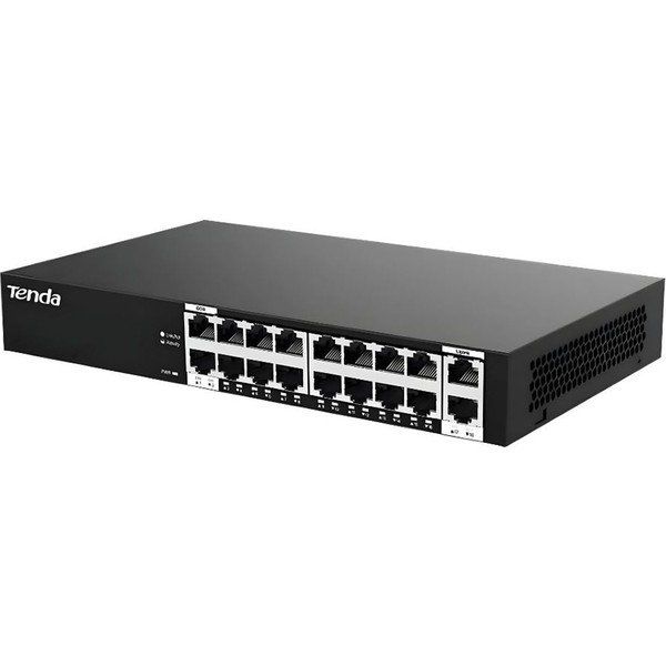 Tenda S218GPC-BH 16 Port 10/100/1000 Mbps Gigabit PoE Switch