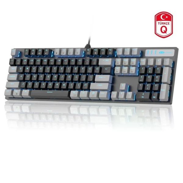 MageGee MK-STORM Gri-Siyah Red Switch Kablolu Mekanik Gaming Klavye