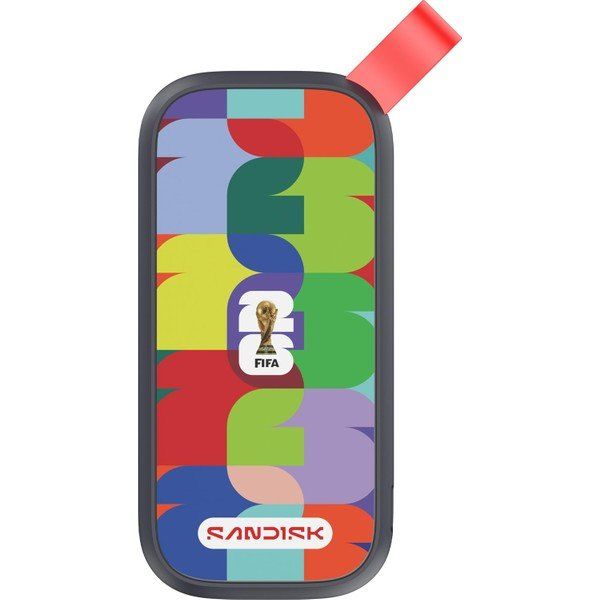 SanDisk FIFA World Cup 2026 SDSSDE30F-1T00-G25 USB 3.2 Gen 2 1TB Taşınabilir SSD
