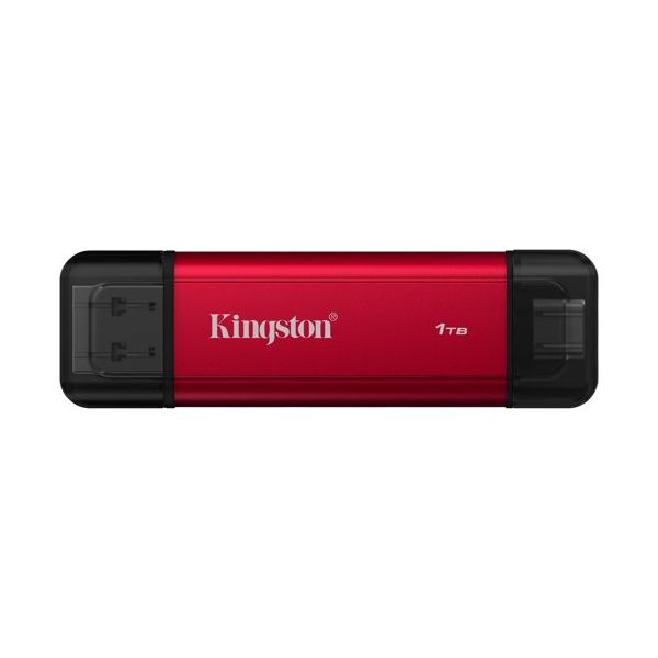 Kingston SPSD/1TB 1 TB USB 3.2 GeN 2.2 Type-C Mini Kırmızı Taşınabilir SSD