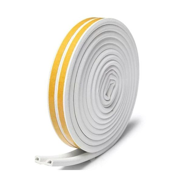 Badem10 20x2 mt Fitili Yapışkanlı Beyaz Kapı Pencere Soğuk İzolasyon Bandı