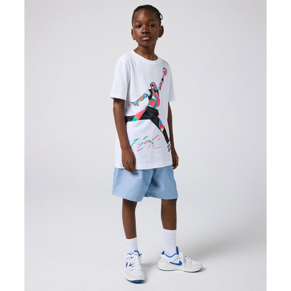 Jordan 95B466-B18 Mavi Jumpman Woven Play Shorts Çocuk Mayo