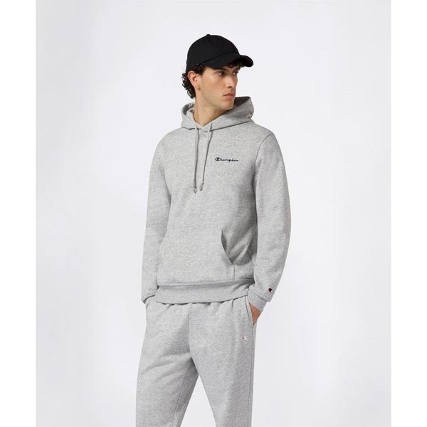 Champion 221790-EM021 Gri Hooded Erkek Sweatshirt