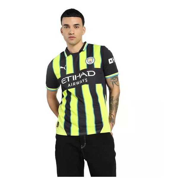 Puma 77508602 Manchester City Away Mavi Erkek Futbol Forması
