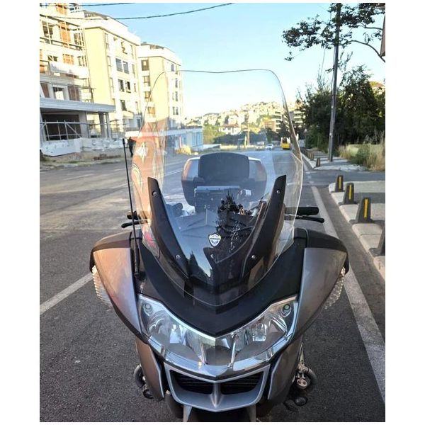 Motocam BMW R 1200 RT 2005-2015 Model Uyumlu 70 cm Şeffaf Renkli 4 mm Ön Cam Siperlik