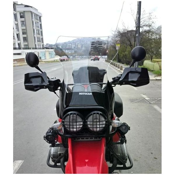 Motocam Bmw R 1100 GS 1993-1999 Model 58 cm Şeffaf Renkli 4 mm Ön Cam Siperlik