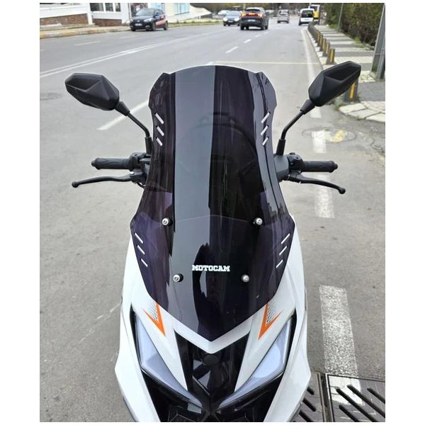 Motocam SFM Lahos 2024-2026 Model 55 cm Siyah Renkli 4 mm Ön Cam Siperlik