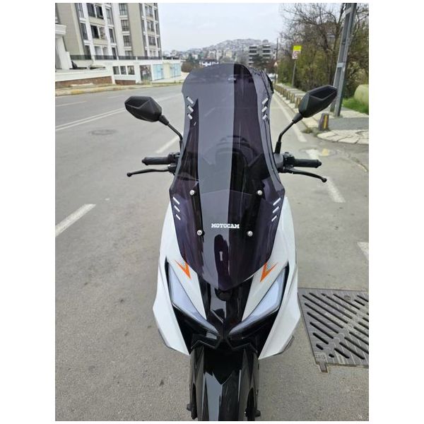 Motocam SFM Lahos 2024-2026 Model 75 cm Siyah Renkli 4 mm Ön Cam Siperlik