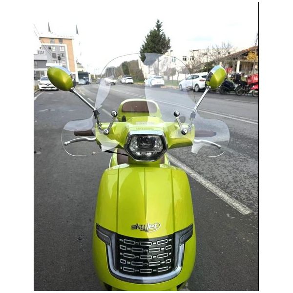 Motocam Skyjet Bayberry 2024-2026 Model 37 cm Şeffaf Renkli 4 mm Elcikli Aparatsız Ön Cam