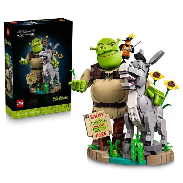 Lego Shrek 72423 Shrek Eşek ve Çizmeli Kedi