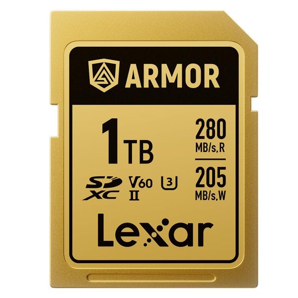 Lexar Armor Gold LSDAMGL001T UHS-II U3 V60 1 TB Hafıza Kartı
