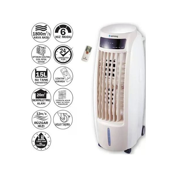 Airking Climax A 1315 Beyaz Portatif Hava Soğutucu