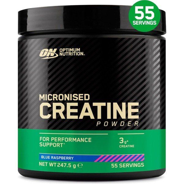 Optimum Nutrition Creatine Powder Mavi Ahududu Aromalı 247.5 gr Kreatin