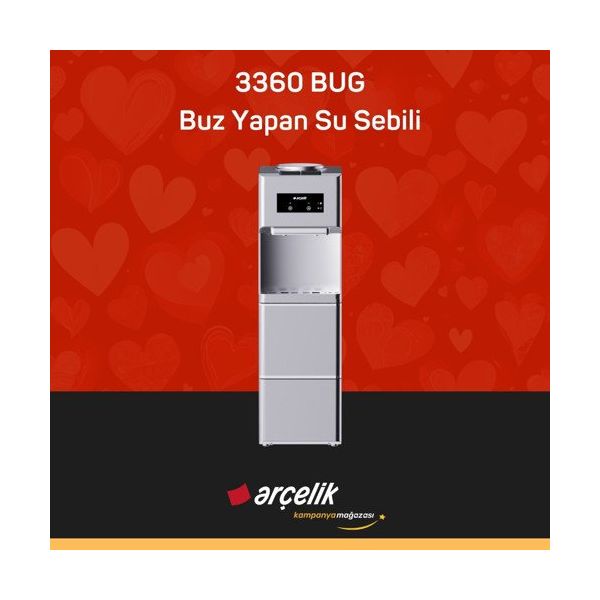 Arçelik 3360 BUG Buz Yapan Su Sebili
