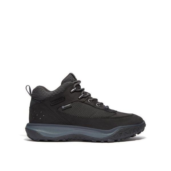 Timberland TimberCush Motion 7 Mid Lace TB0A2NDCW051 Su Geçirmez Deri Siyah Erkek Bot