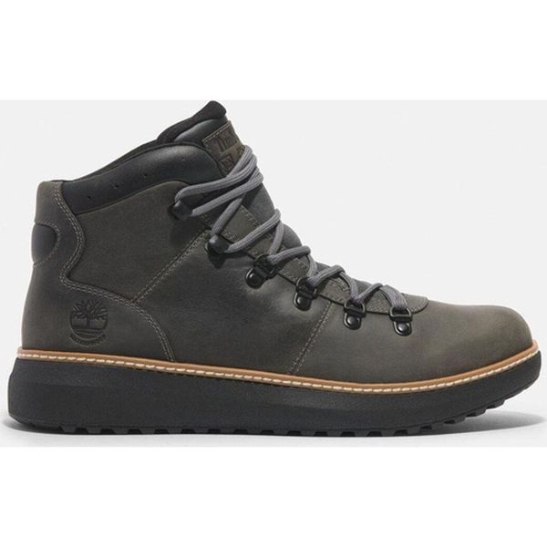 Timberland Hudson Road Mid Lace Up Waterproof Chukka TB0A69RDEIQ1 Deri Gri Erkek Bot