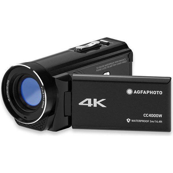 Agfaphoto CC4000W 4K Handy Cam Video Kamera
