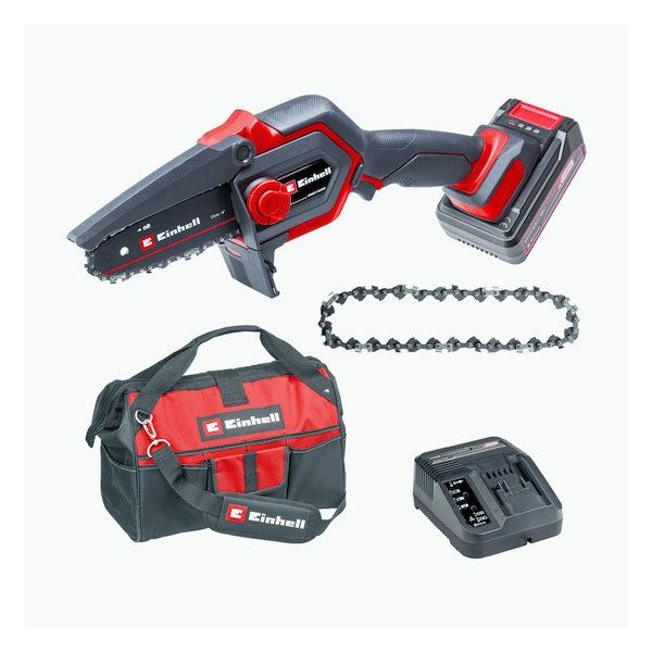 Einhell GE-PS 18/15 Li BL Solo Akülü Zincirli Budama Testeresi + 2.5 Ah Starter Kit Akü