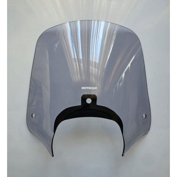 Motocam Piaggio Beverly 350 Ön Cam 2010-2020 Model 43 cm Füme Renkli 4 mm Aparatsız Motosiklet Rüzgarlık
