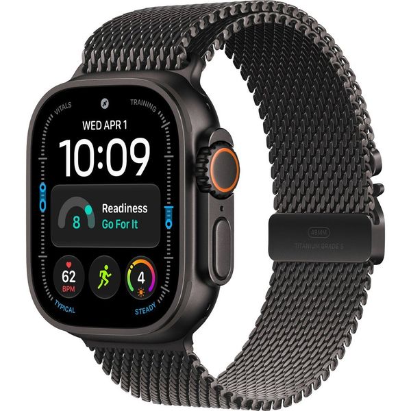 Apple Watch Ultra 4 Siyah Titanyum Kasa Akıllı Saat