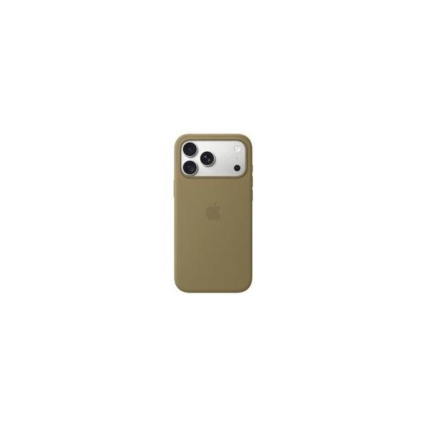 Apple iPhone 18 Pro Max Zeytin Yeşili MagSafe Silikon Kılıf