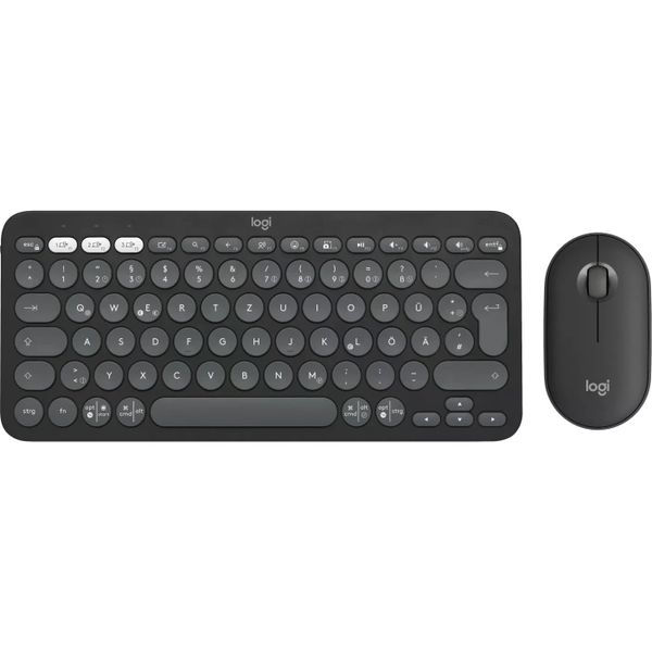 Logitech Pebble 2 Combo 920-012245 Siyah Bluetooth Kablosuz Klavye Mouse Set