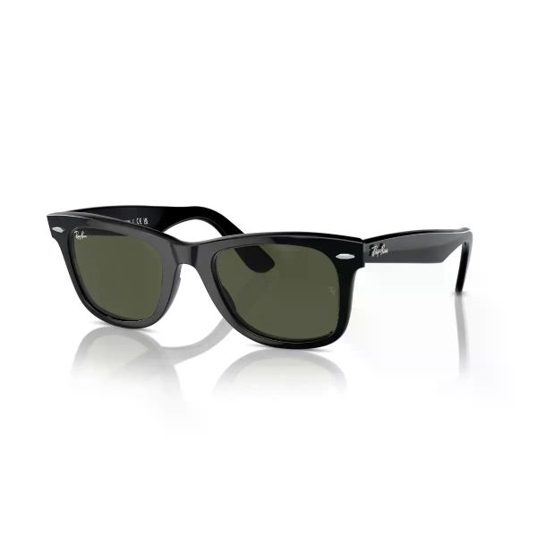 Ray-Ban Wayfarer RB 2140 901 54 Parlak Siyah Güneş Gözlüğü