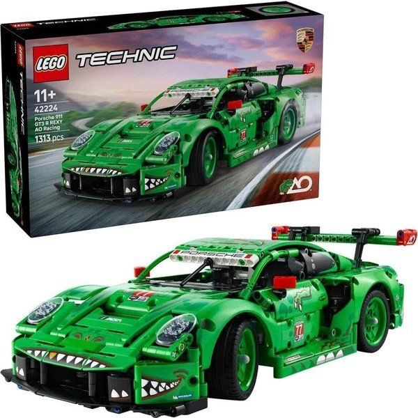Lego Technic 42224 Porsche 911 GT3 R Rexy AO Racing Araba