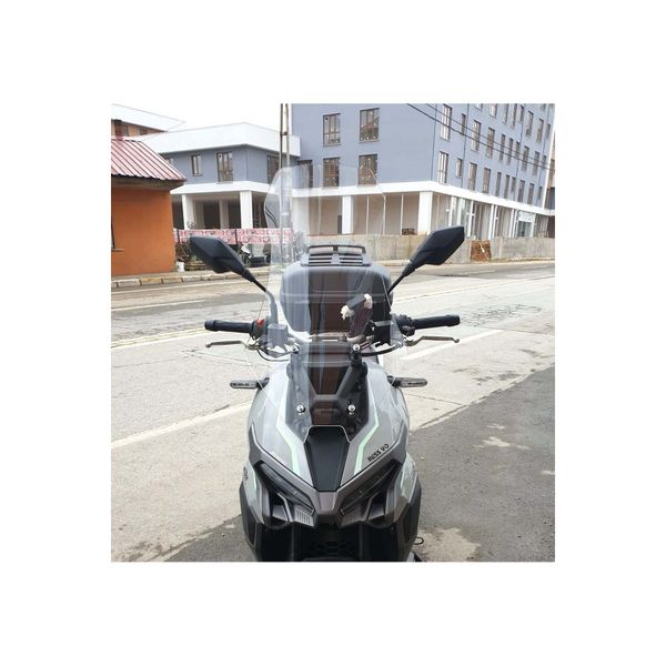 Motocam Mondial Ressivo 250 Ön Cam 2023-2026 Model 75 cm Şeffaf Renkli 4 mm Uzun Motosiklet Rüzgarlık
