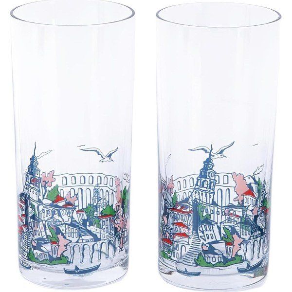 Anason İşleri Bir Zamanlar İstanbul 2'li Rakı Bardağı Seti