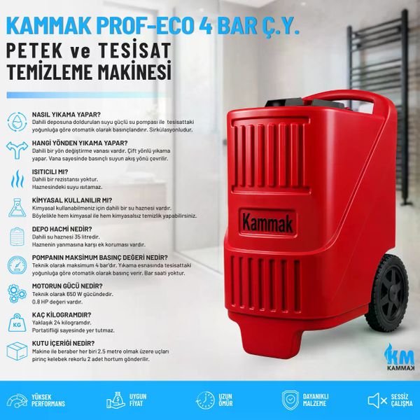 Kammak Prof-Eco-2 Petek Temizleme Makinesi