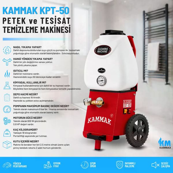 Kammak Kpt-50 Petek Temizleme Makinesi
