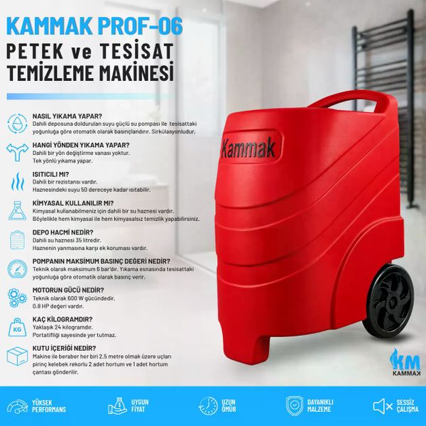 Kammak Prof-06 Petek Temizleme Makinesi