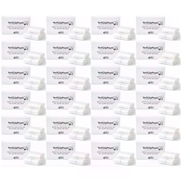 Mandaş Tommee Tippee Twist & Click 3'lü Yedek 24'lü Çöp Poşeti