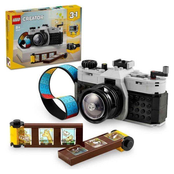 Lego Creator 31147 3'ü 1 Arada Retro Fotoğraf Makinesi